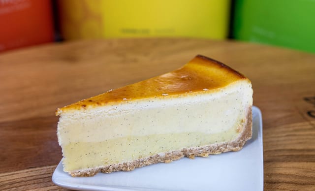 Creme Brulee Cheesecake.