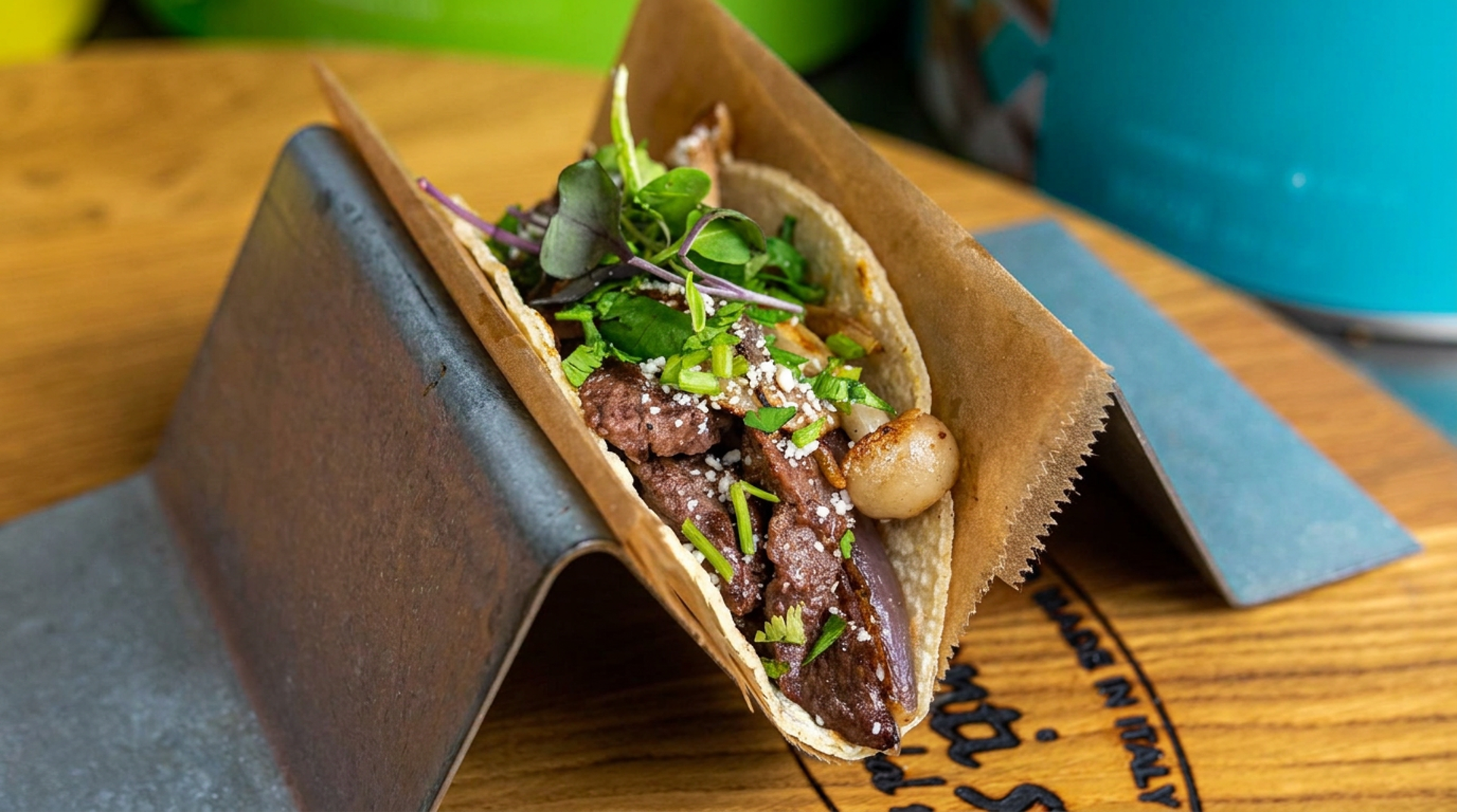 Fusion tacos, made to order